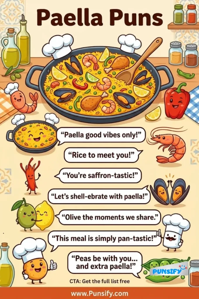 195+ Hilarious Paella Puns That Will Spice Up Your Conversations and Make You Smile in 2026