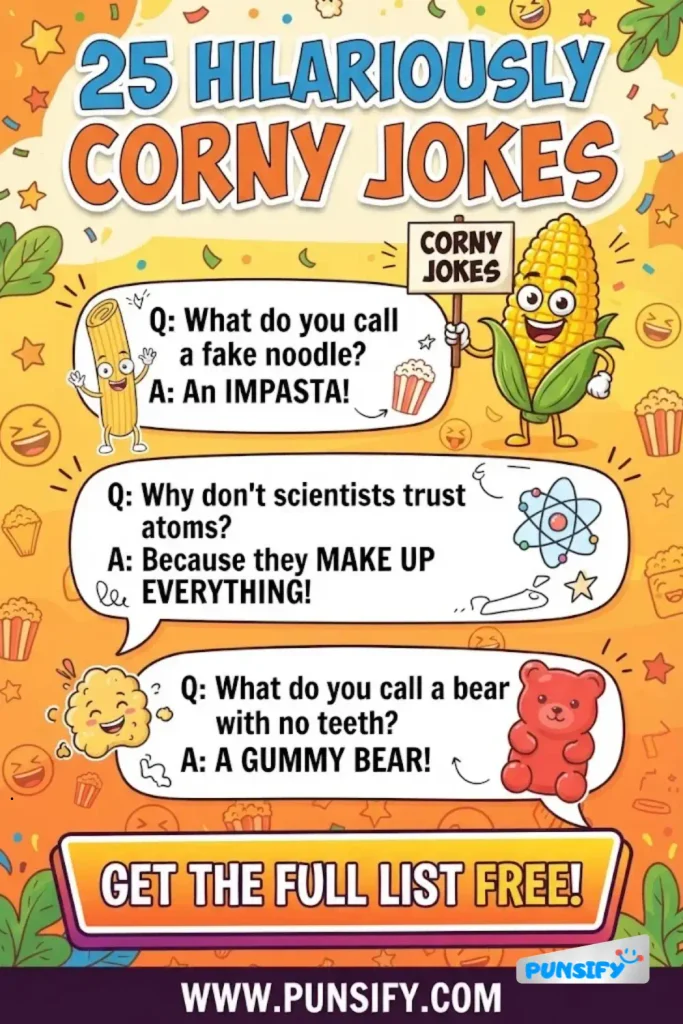183+ Chuckles Galore with Corny Jokes and Puns for a Laugh Attack