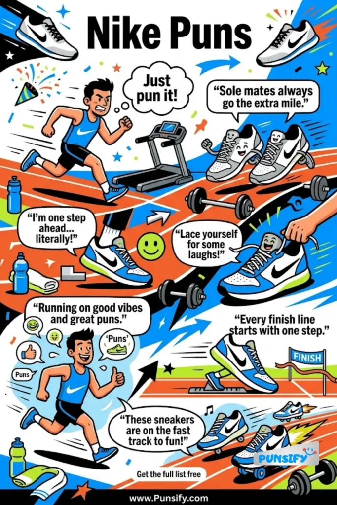 179+ Hilarious Nike Puns That’ll Have You Running with Laughter
