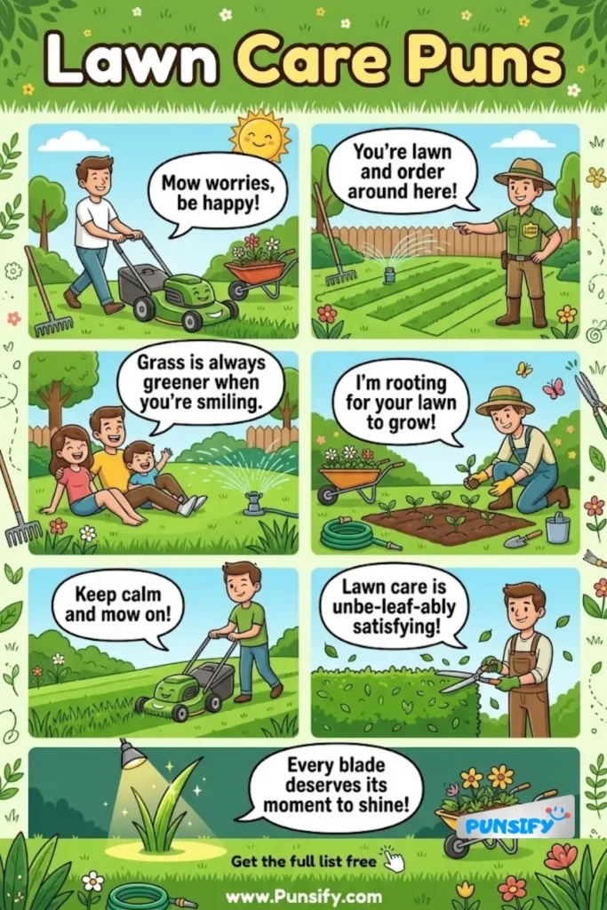 197+ Lawn Care Puns That’ll Mow You Over With Laughter