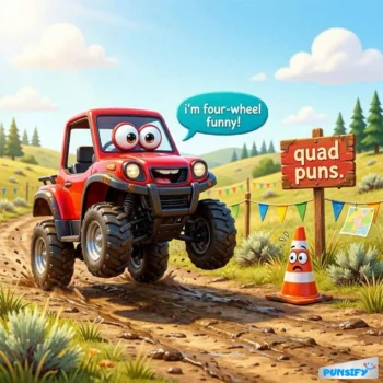 185+ Hilarious Quad Puns That Will Make You Laugh and Brighten Your Day with Clever Humor