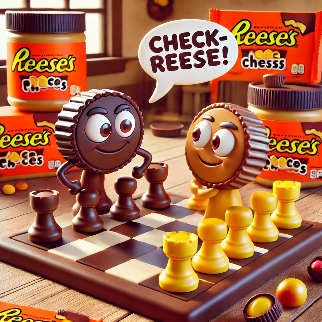 Reeses Pieces Puns QA