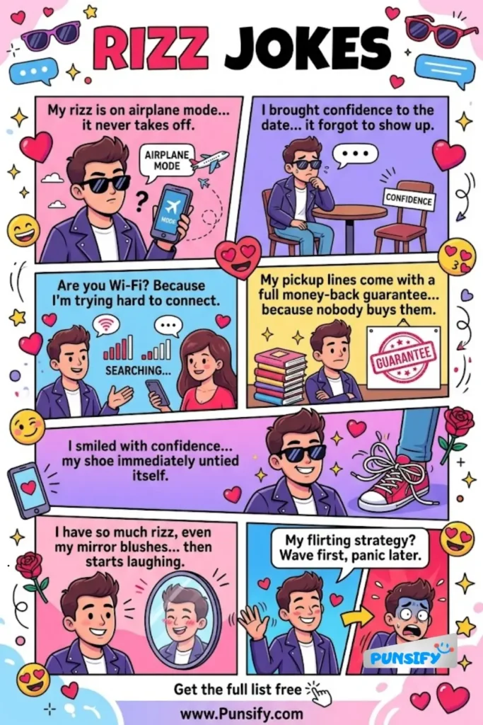 175+ Funny Rizz Jokes That Will Charm, Woo, And Leave Them Smitten in 2026