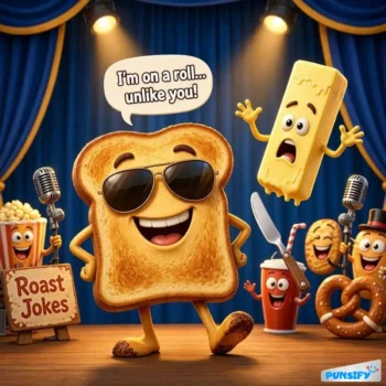 Laughs on a Platter: Roast Jokes 125+ Better Than Your Aunt’s Meatloaf