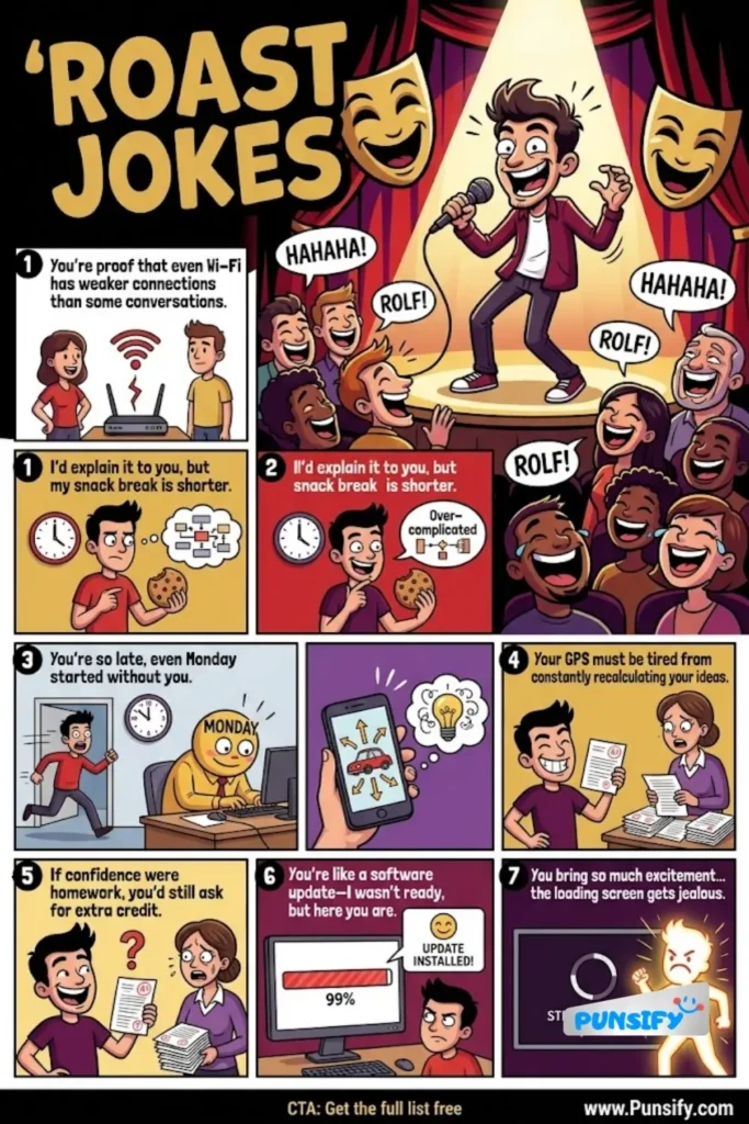 Laughs on a Platter: Roast Jokes 125+ Better Than Your Aunt's Meatloaf