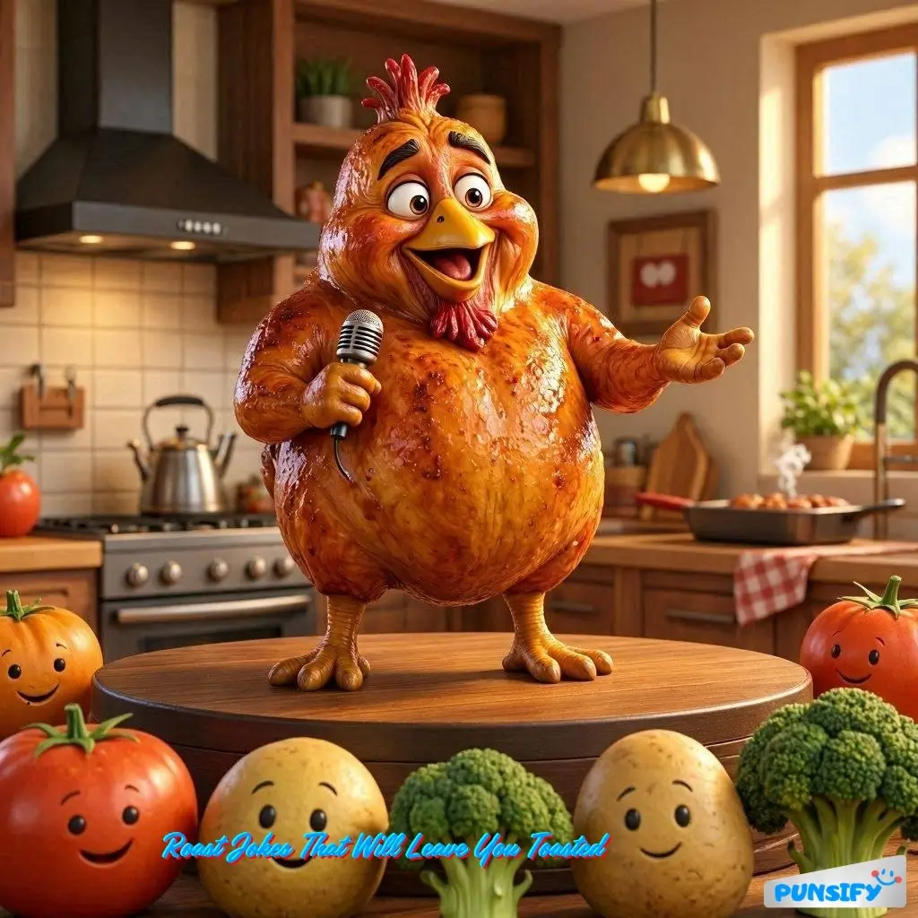 Laughs on a Platter: Roast Jokes 125+ Better Than Your Aunt's Meatloaf