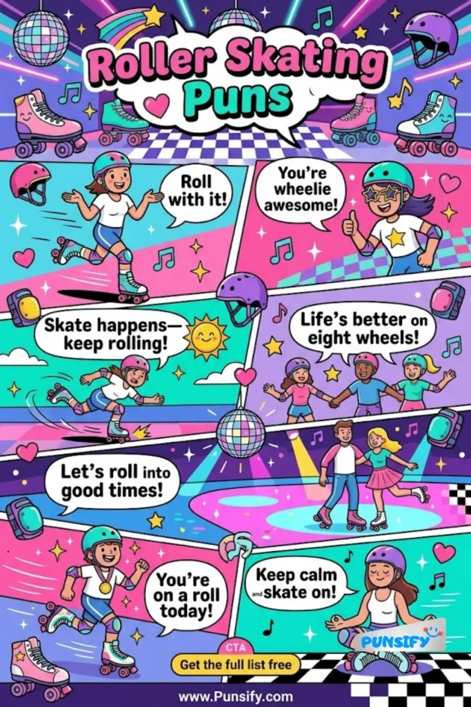 183+ Hilarious Roller Skating Puns to Roll with Laughter and Glide into Fun Moments in 2026