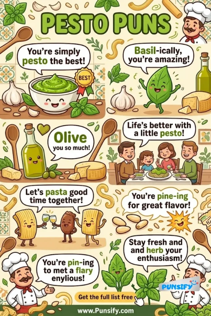 153+ Hilarious Pesto Puns That Will Have You Stirring Up Laughter