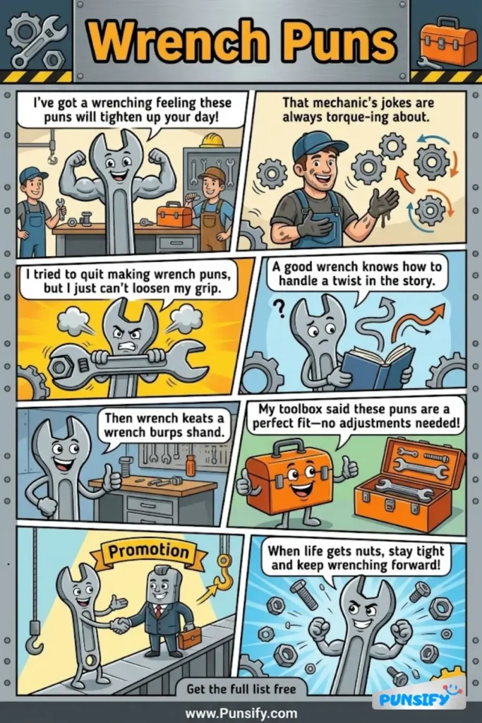 167+ Hilarious Wrench Puns & Jokes That’ll Have You Screwing Around With Laughter