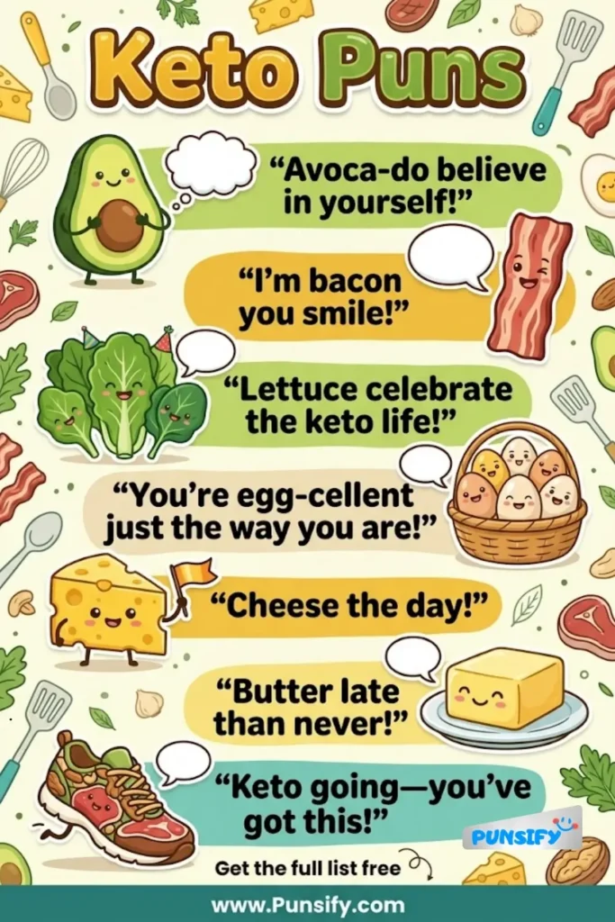 183+ Keto Puns That Will Have You Laughing and Burning Carbs in Style