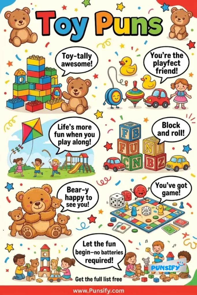 179+ Hilarious Toy Puns That Will Make You Giggle and Bring Joy to Playtime Fun