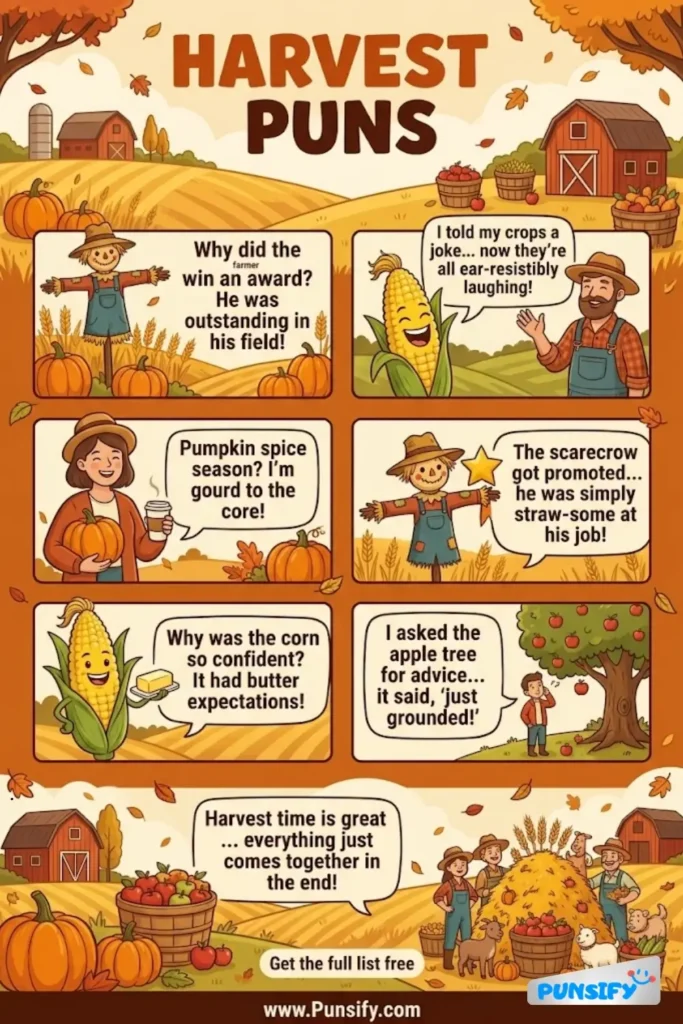 193+ Hilarious Harvest Puns & Jokes To Add A Bumper Crop Of Fun To Your Day