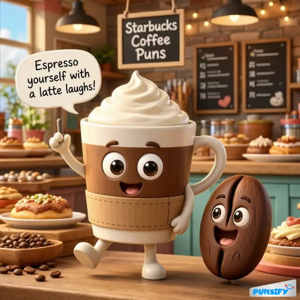 Starbucks Coffee Puns