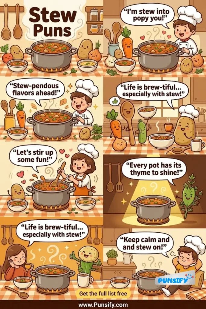 189+ Funny Stew Puns to Spice Up Your Conversations and Bring Smiles to the Table