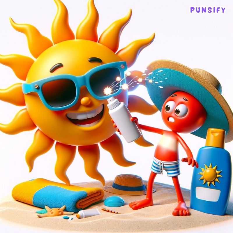 Sunburn Puns