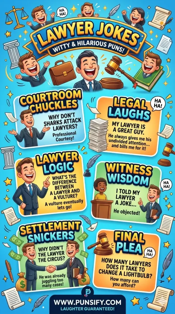 179+ Laugh Riot with Lawyer Jokes and Puns for Legal Beagle Enthusiasts