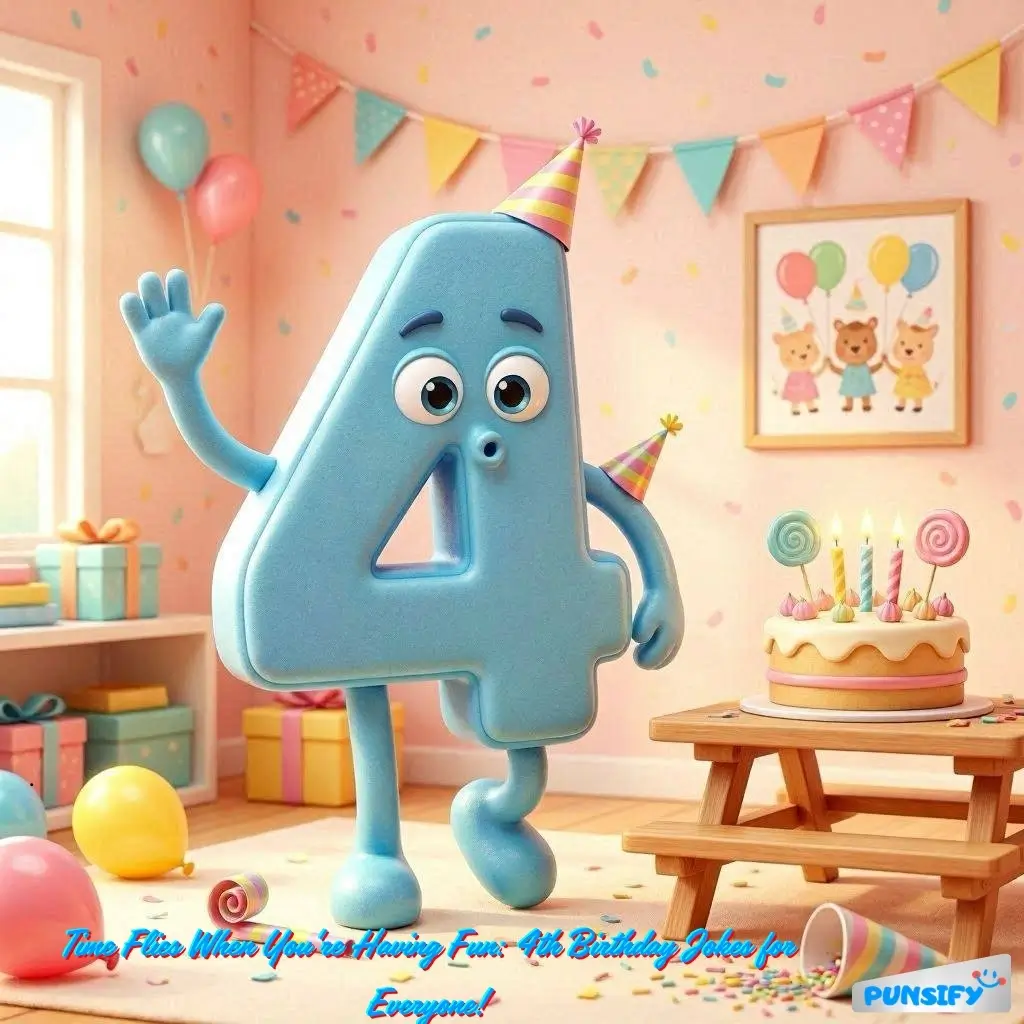 193+ Hilarity Hits with 4th Birthday Puns and Jokes That Will Have You Rolling