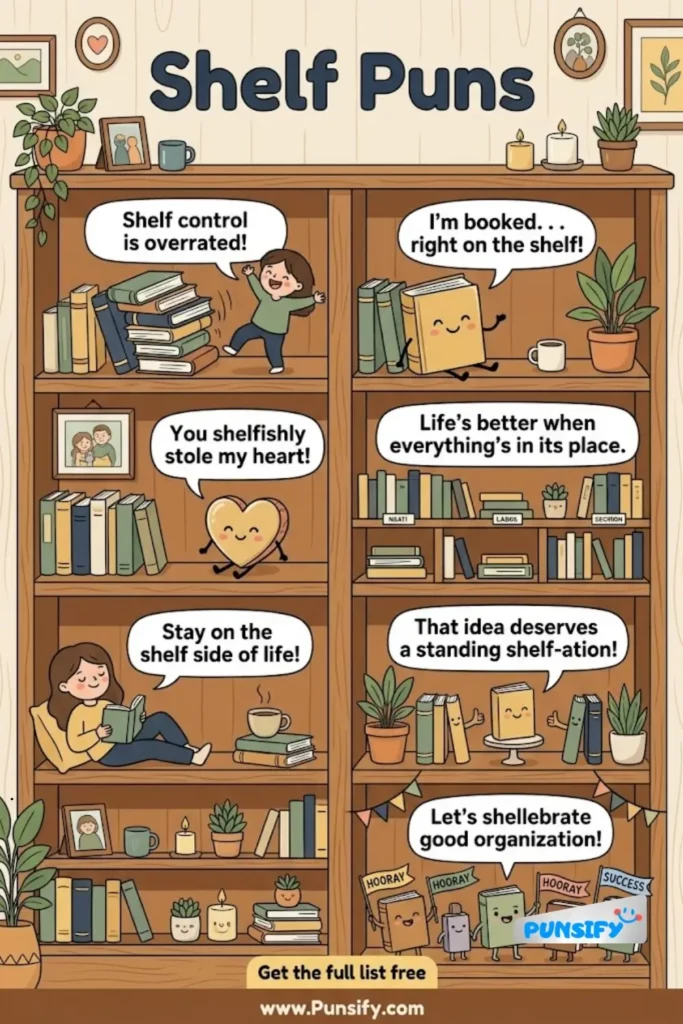 175+ Hilarious Shelf Puns That Will Make You Laugh Out Loud and Brighten Your Day in 2026