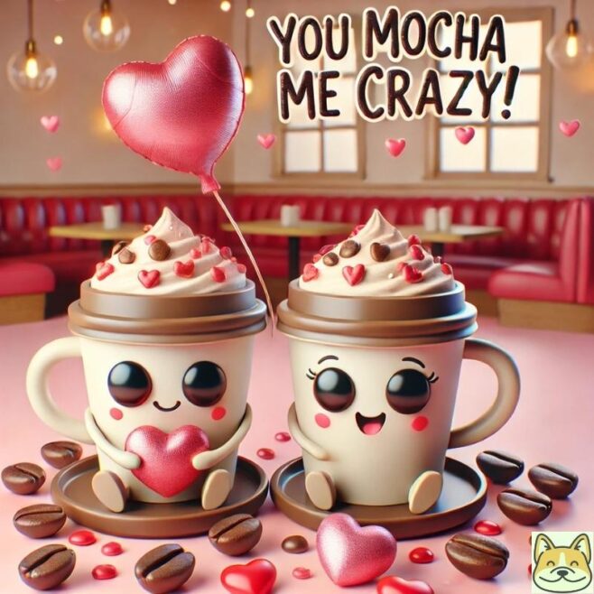 Valentine Coffee Puns