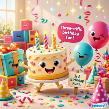 189+ Delightful 3rd Birthday Puns to Spark Joy and Laughter for Everyone