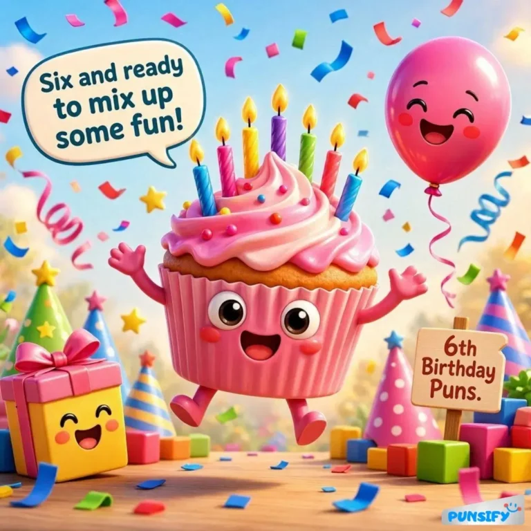 6th Birthday Puns