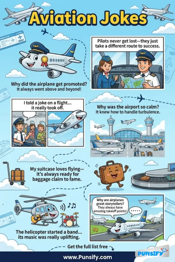 175+ Hilarious Aviation Jokes & Puns That Will Have You Soaring with Laughter