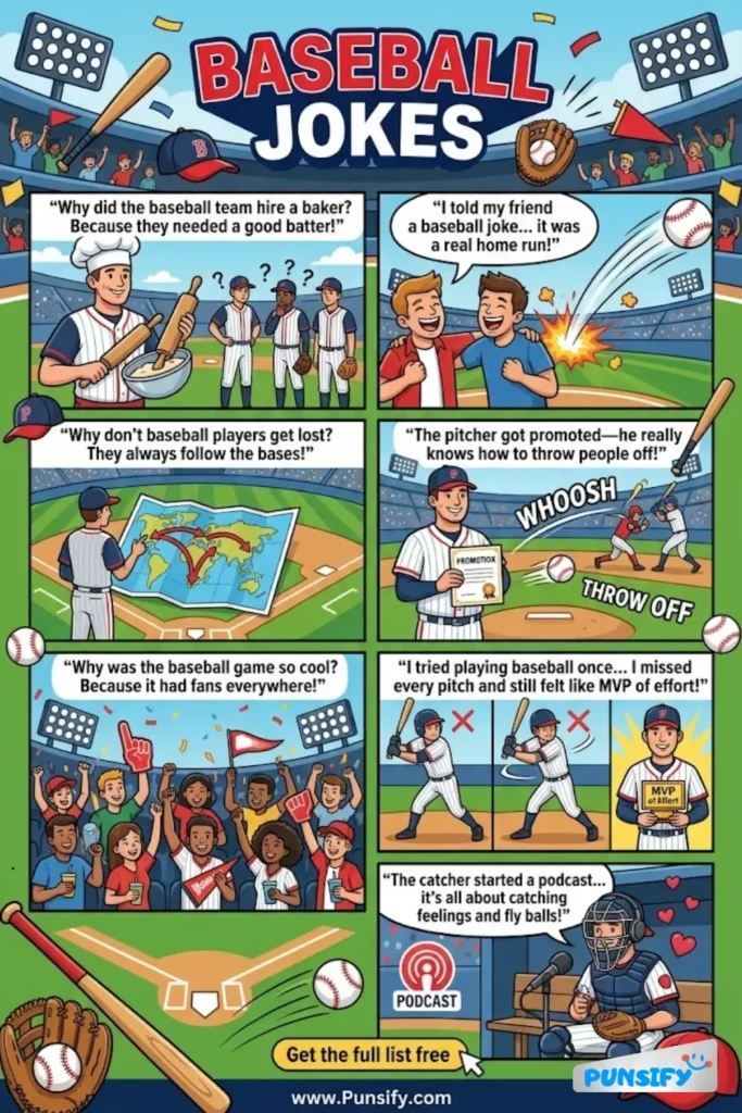 183+ Hilarious Baseball Jokes & Puns That'll Have You Stealing Bases and Laughs