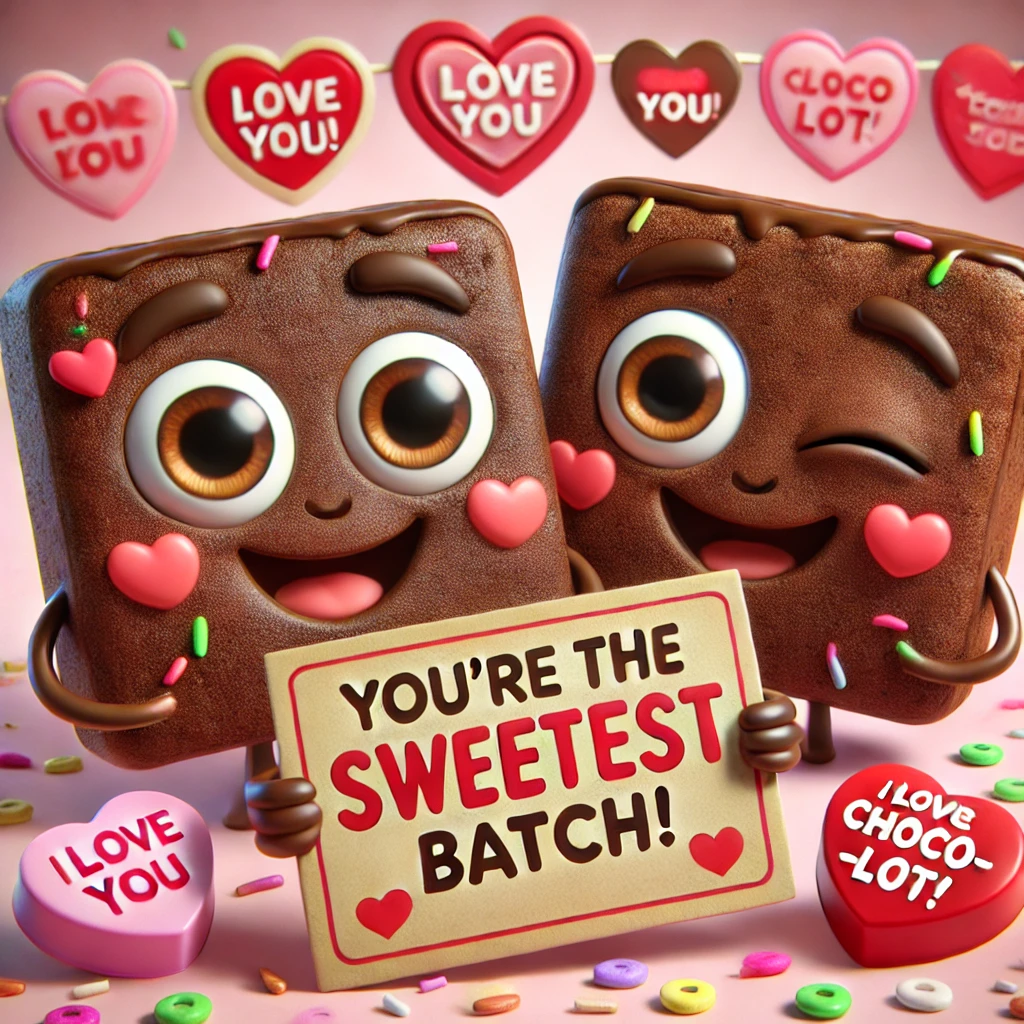 Brownie Valentines Day Puns