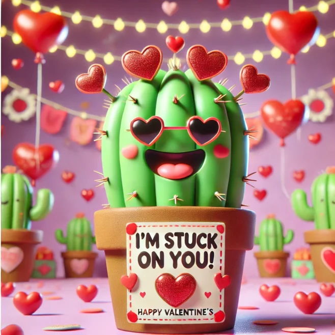 Cactus Valentine Puns