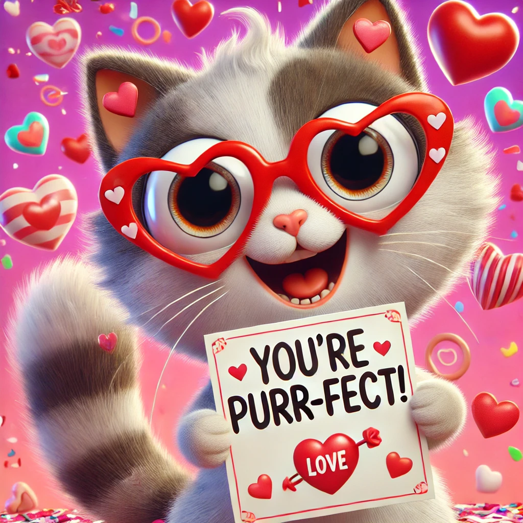 Cat Valentines Day Puns