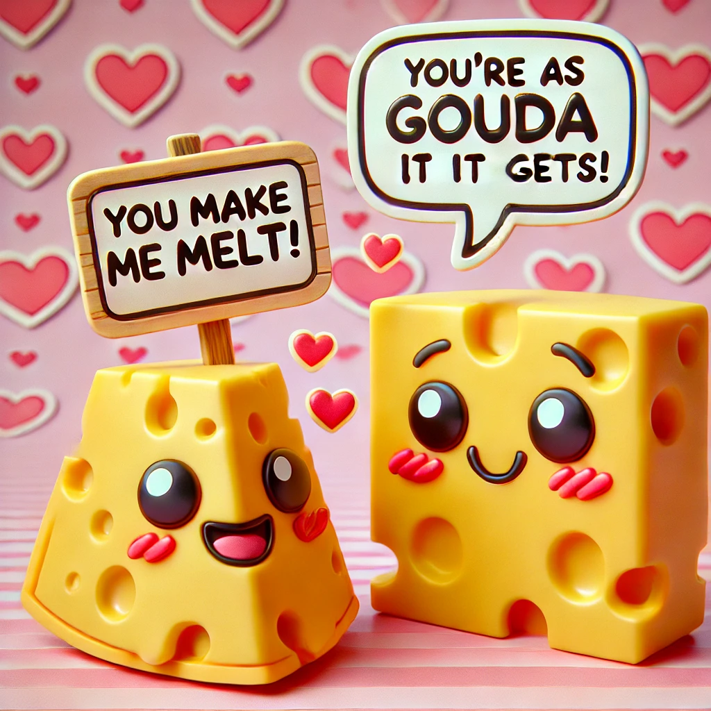 Cheese Valentines Puns