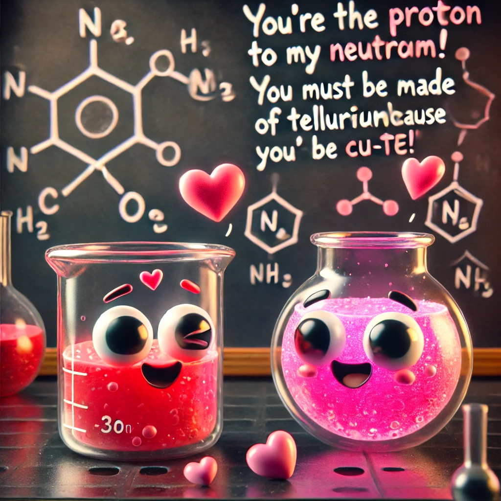 Cheesy Science Valentines Puns