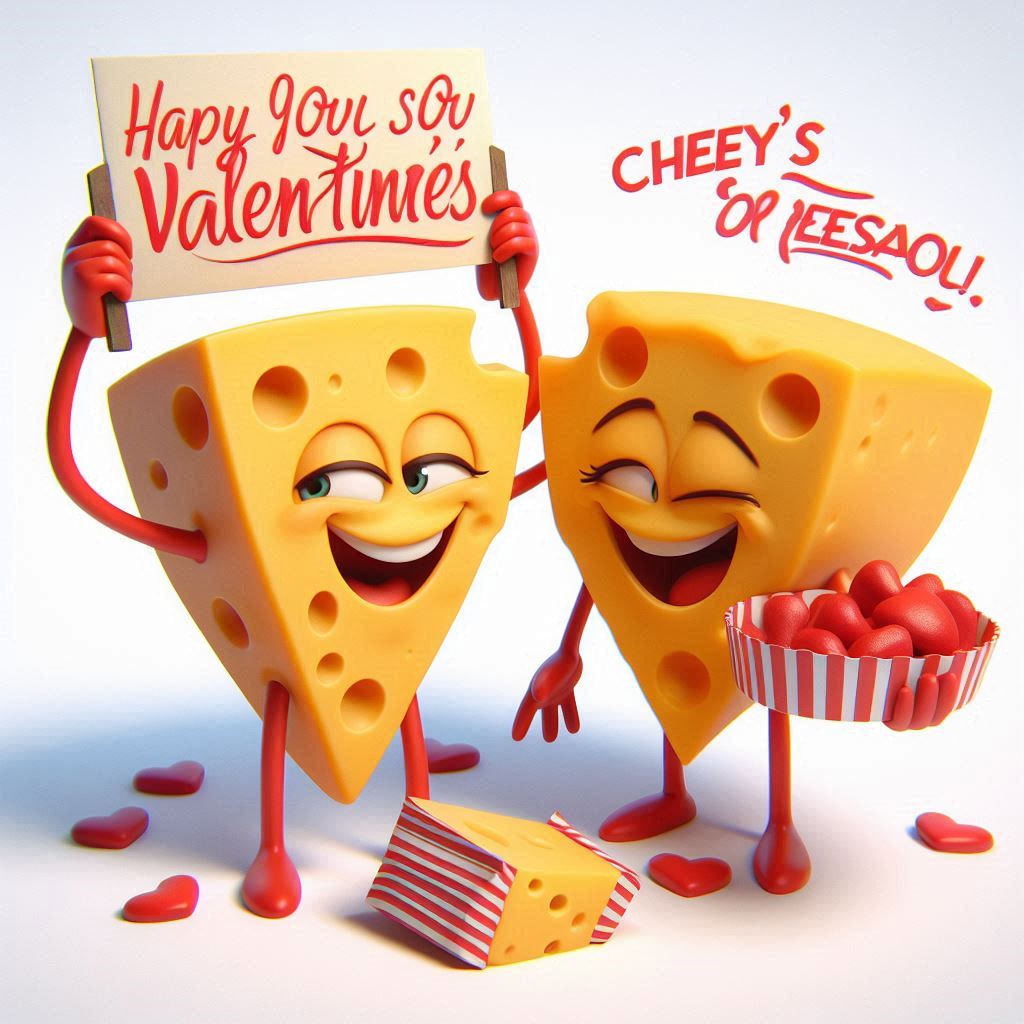 cheese valentines day puns