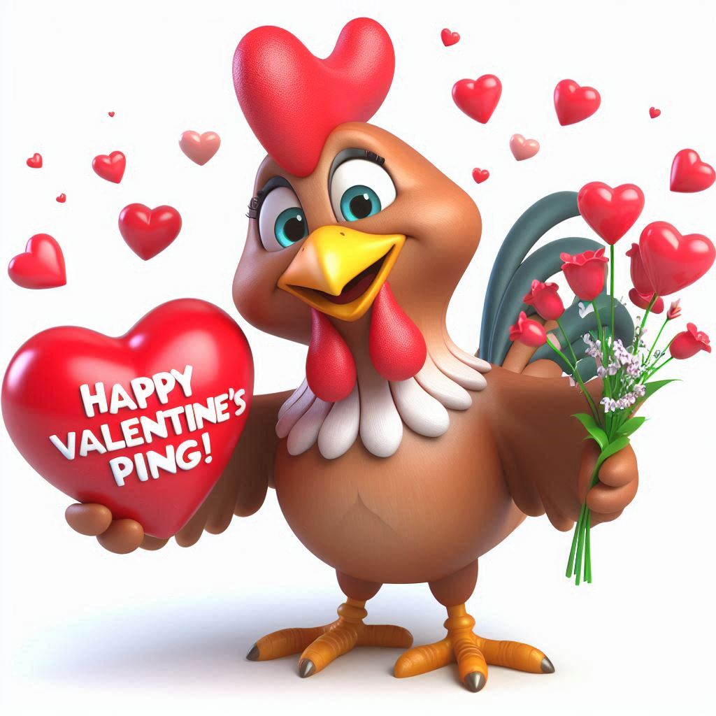 Chicken Valentine Puns QA for Couples