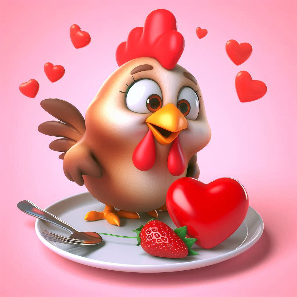 Chicken Valentine Puns for Dinner Parties