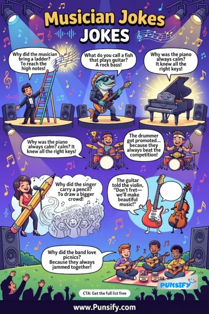 197+ Best Musician Jokes to Make You Strum with Laughter Today