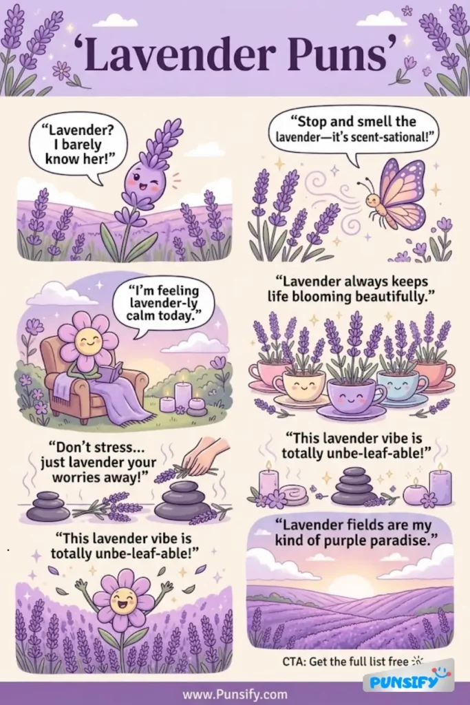 169+ Hilarious Lavender Puns & Jokes That Will Have You Laughing In Full Bloom