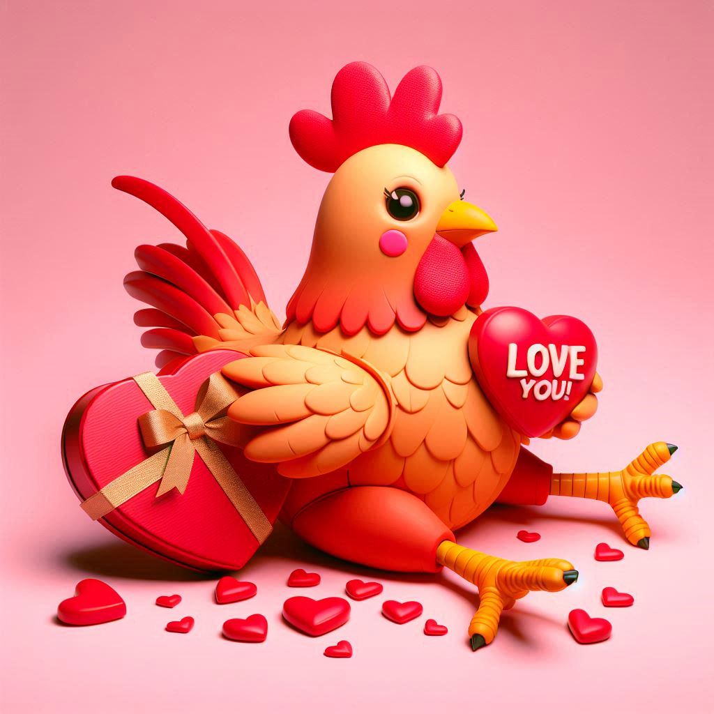 Clever Chicken Valentine Puns for Kids