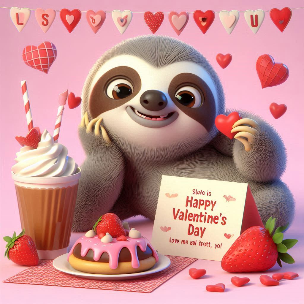 Clever Sloth Valentine Puns to Make You Smile