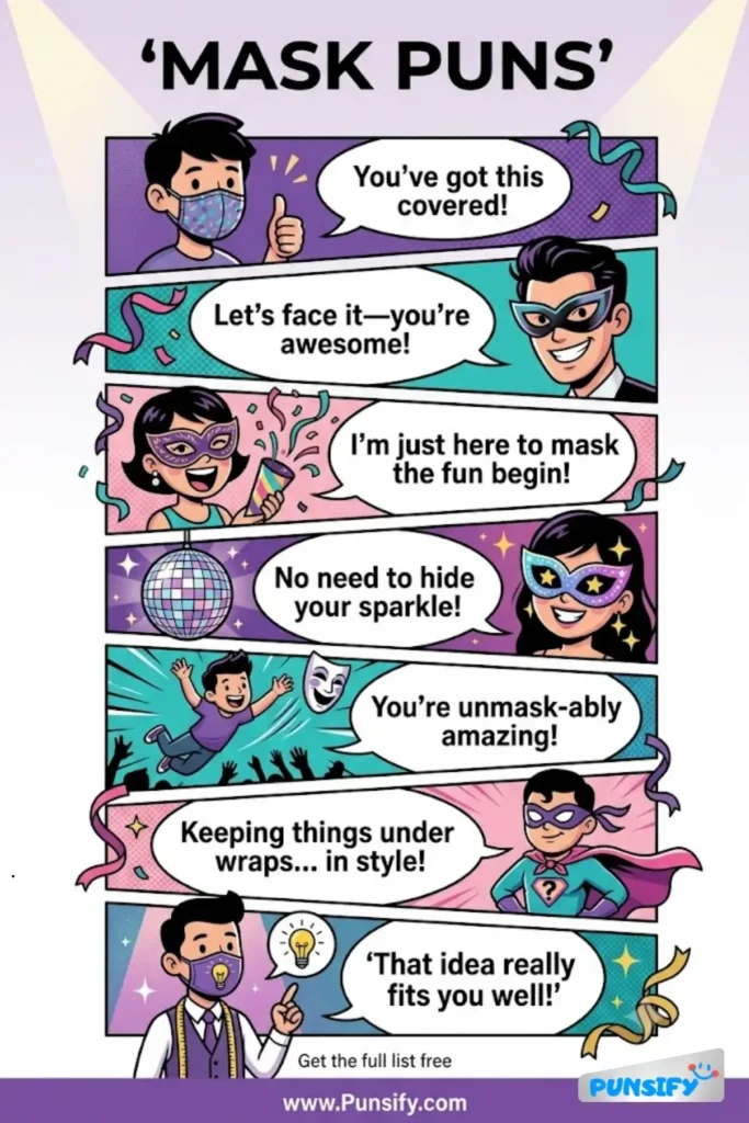 169+ Hilarious Mask Puns & Jokes for a Fun and Creative Face Covering Twist
