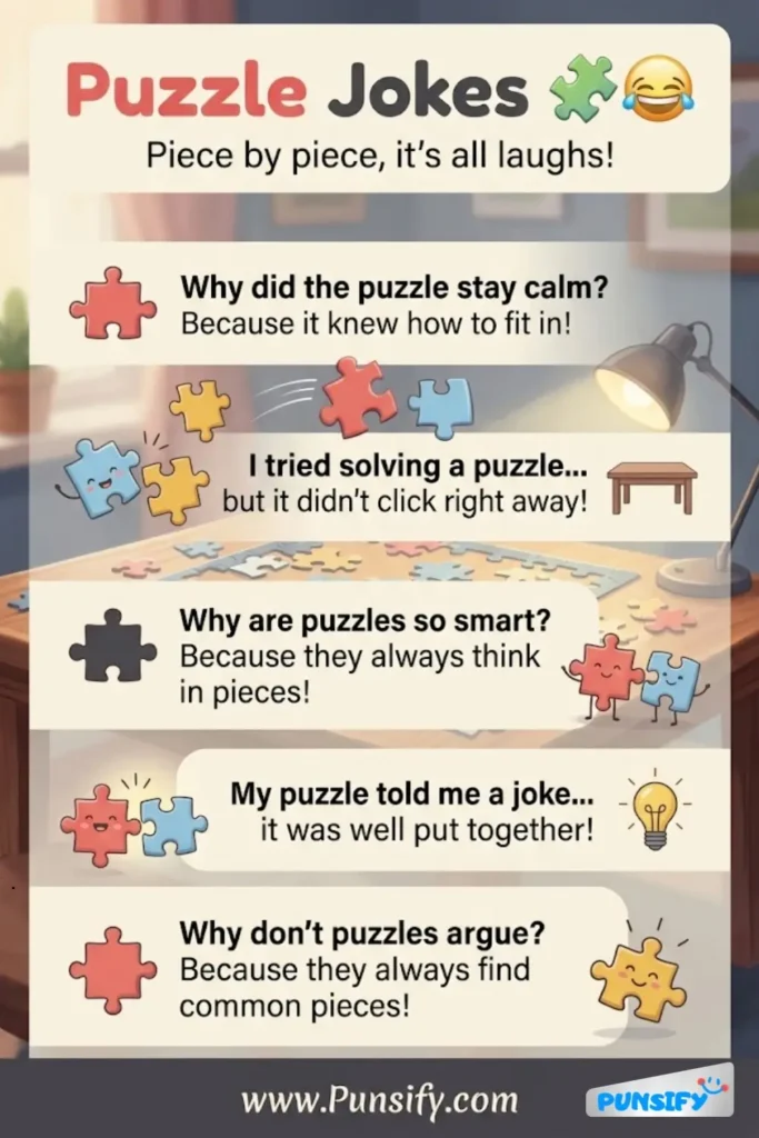 197+ Hilarious Puzzle Jokes and Puns That Will Tickle Your Brain and Make You Smile