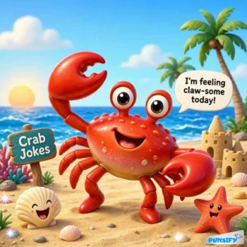 169+ Crab Jokes And Puns That Will Claw Your Sides with Laughter!