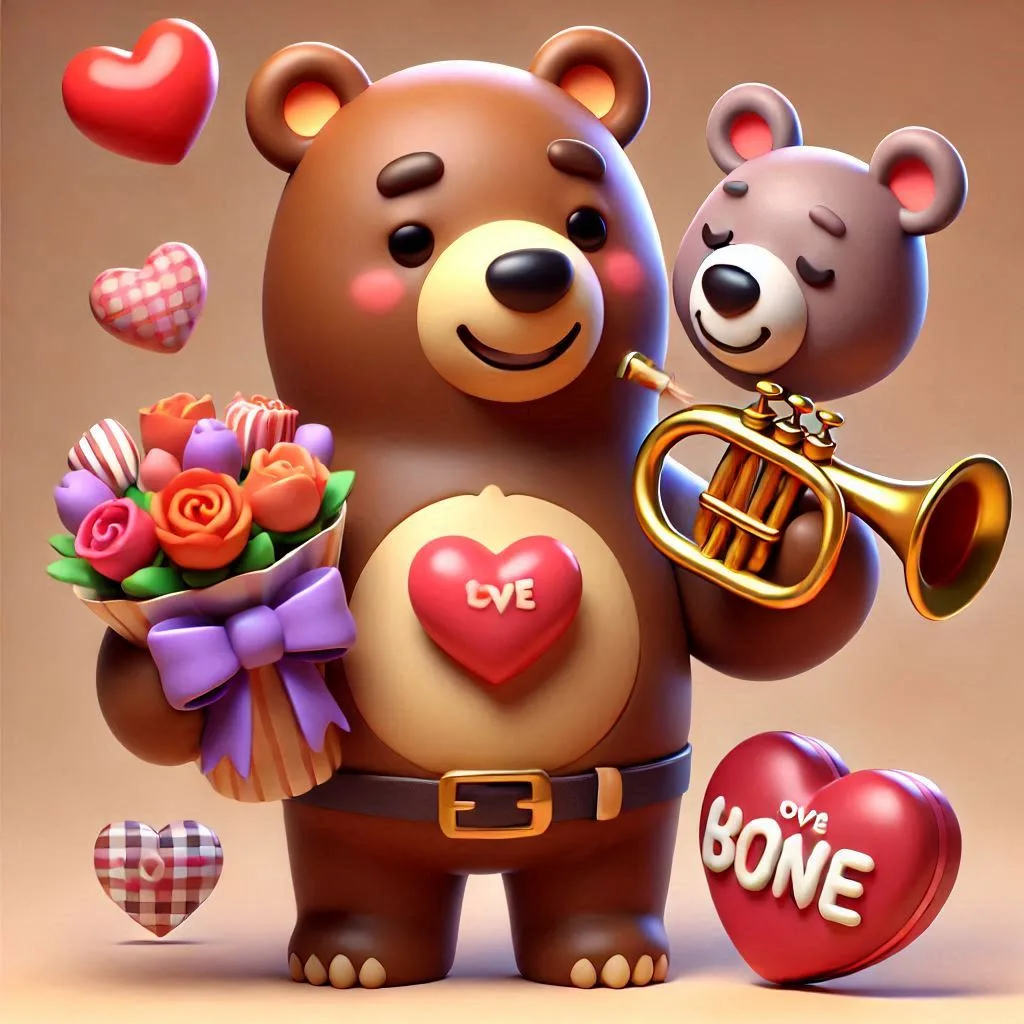 200+ Bear Valentine Puns for a Heartwarming Celebration 2 Creative Bear Valentine Puns for Cards