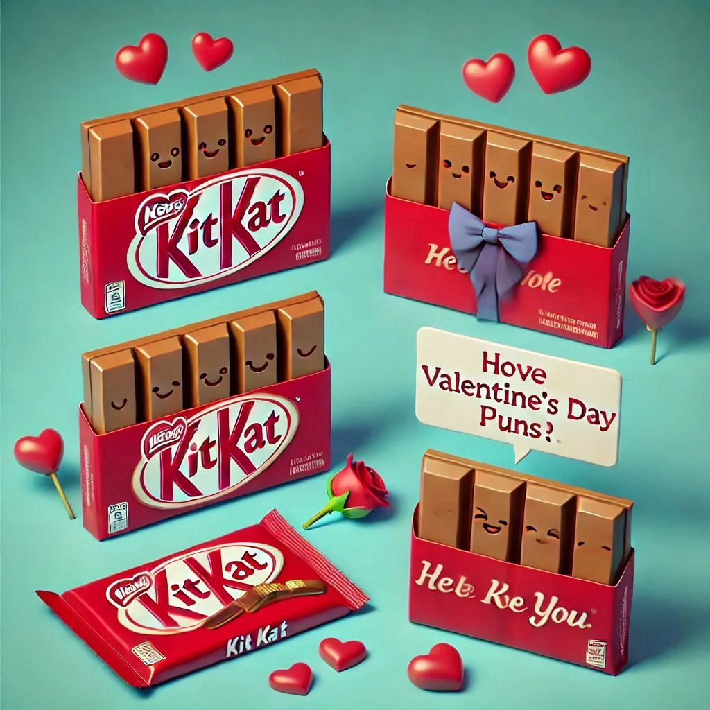 200+ Kit Kat Valentines Day Puns for Sweet Love and Laughter 3 Creative Kit Kat Puns for Your Loved Ones