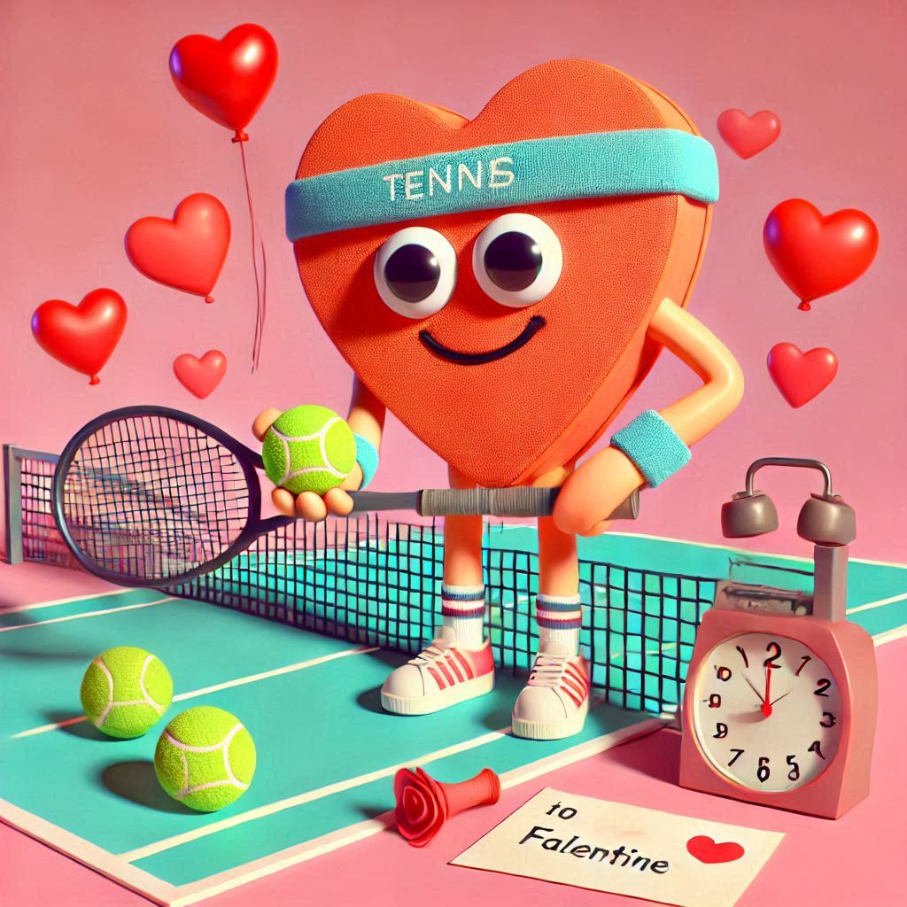 Creative Tennis Valentines Puns for Couples