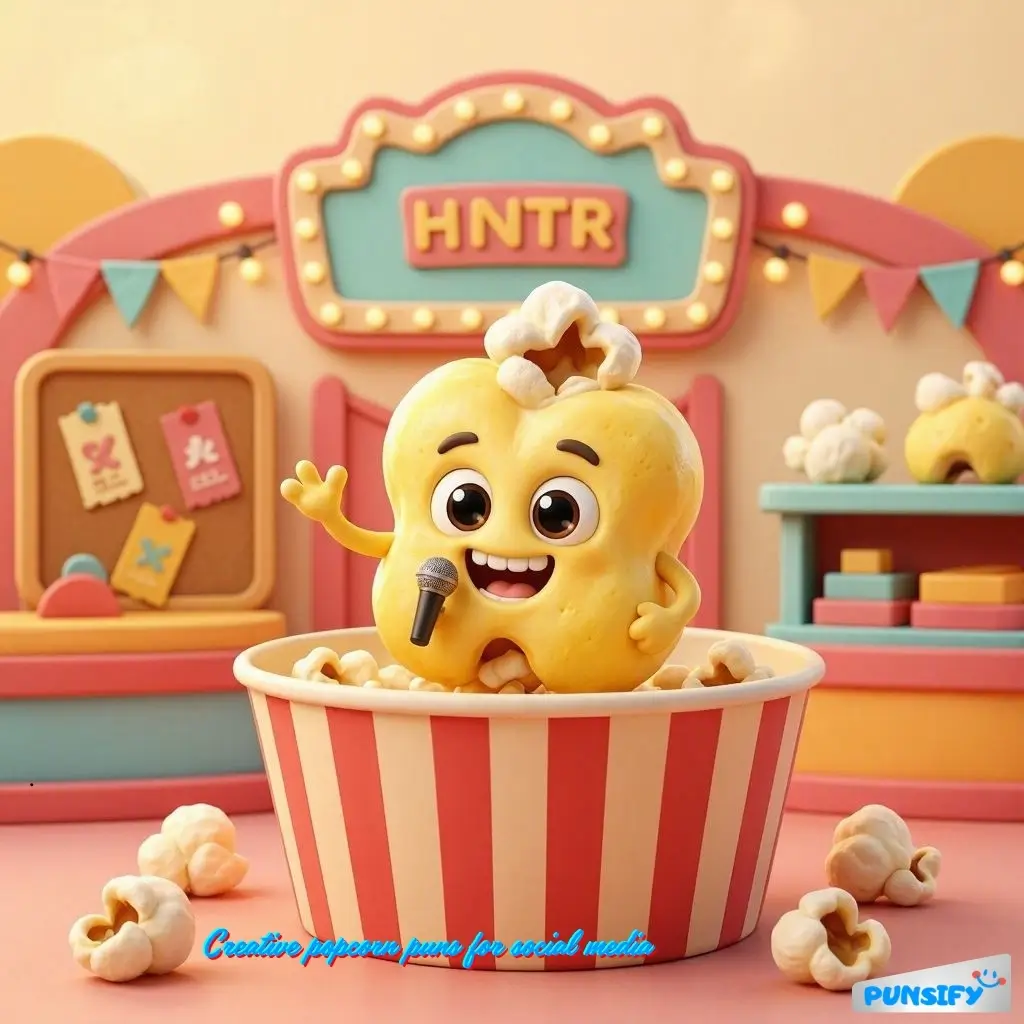 167+ Funny Popcorn Puns for Laughs and Snack-Time Fun Galore