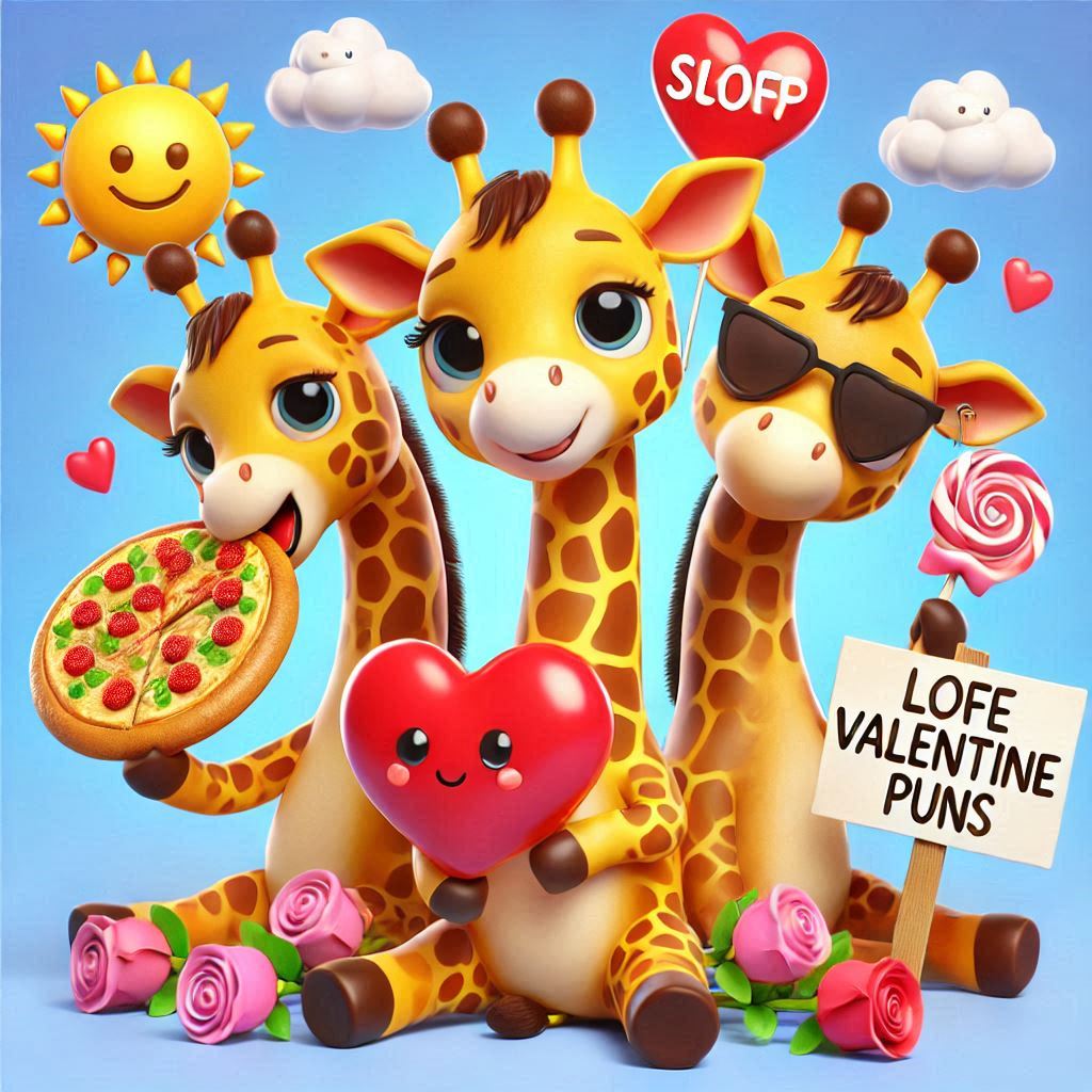 Cute Giraffe Valentine Puns for Your Loved Ones