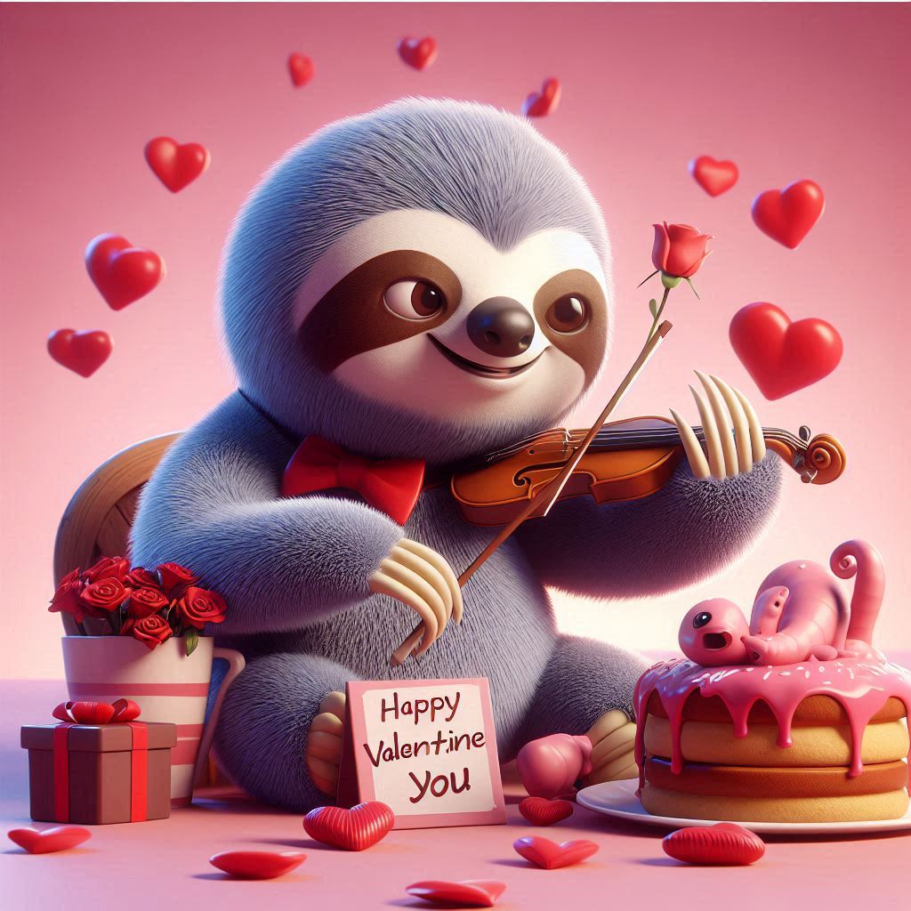 Cute Sloth Valentine Puns for Cards