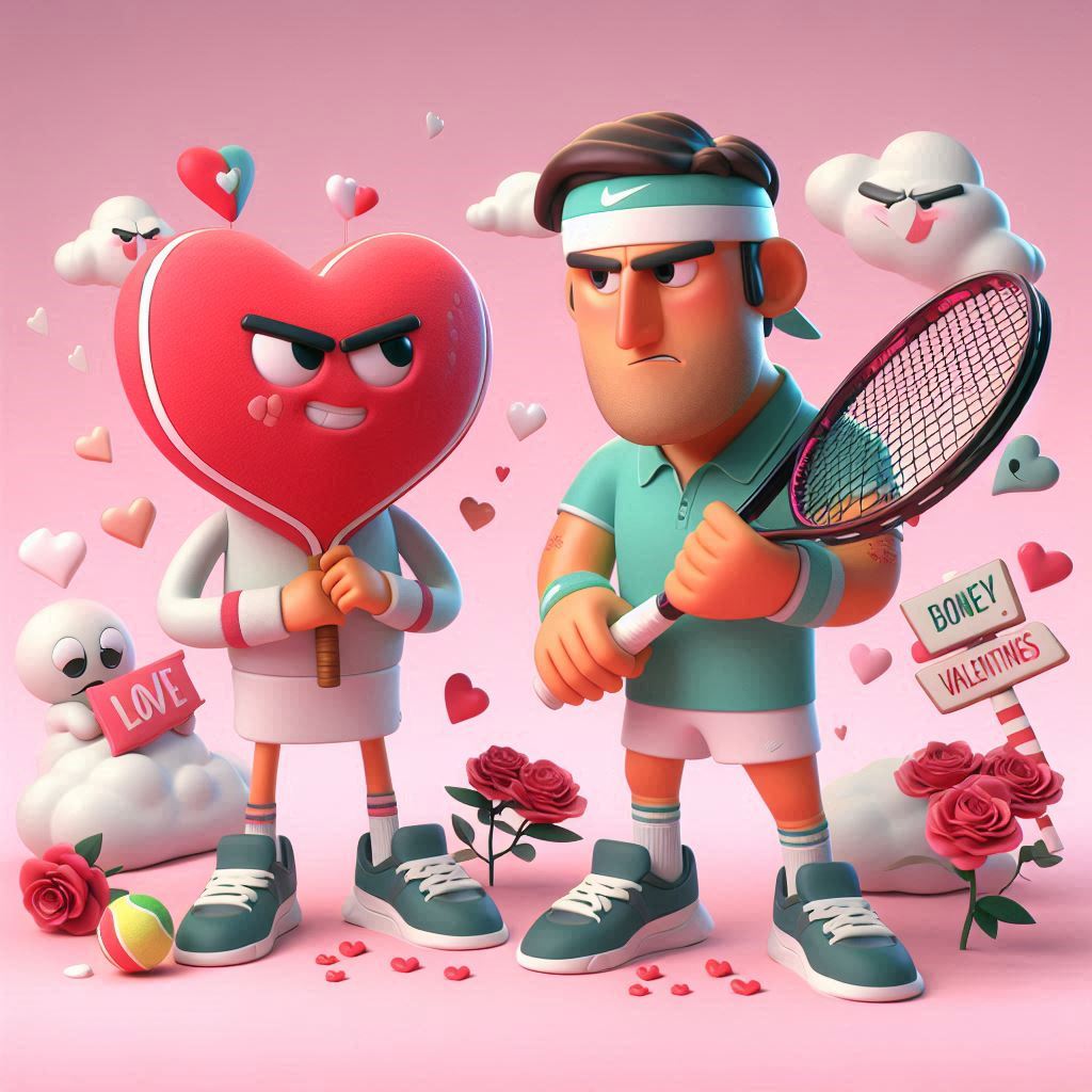 Cute Tennis Valentines Puns for Your Sweetheart