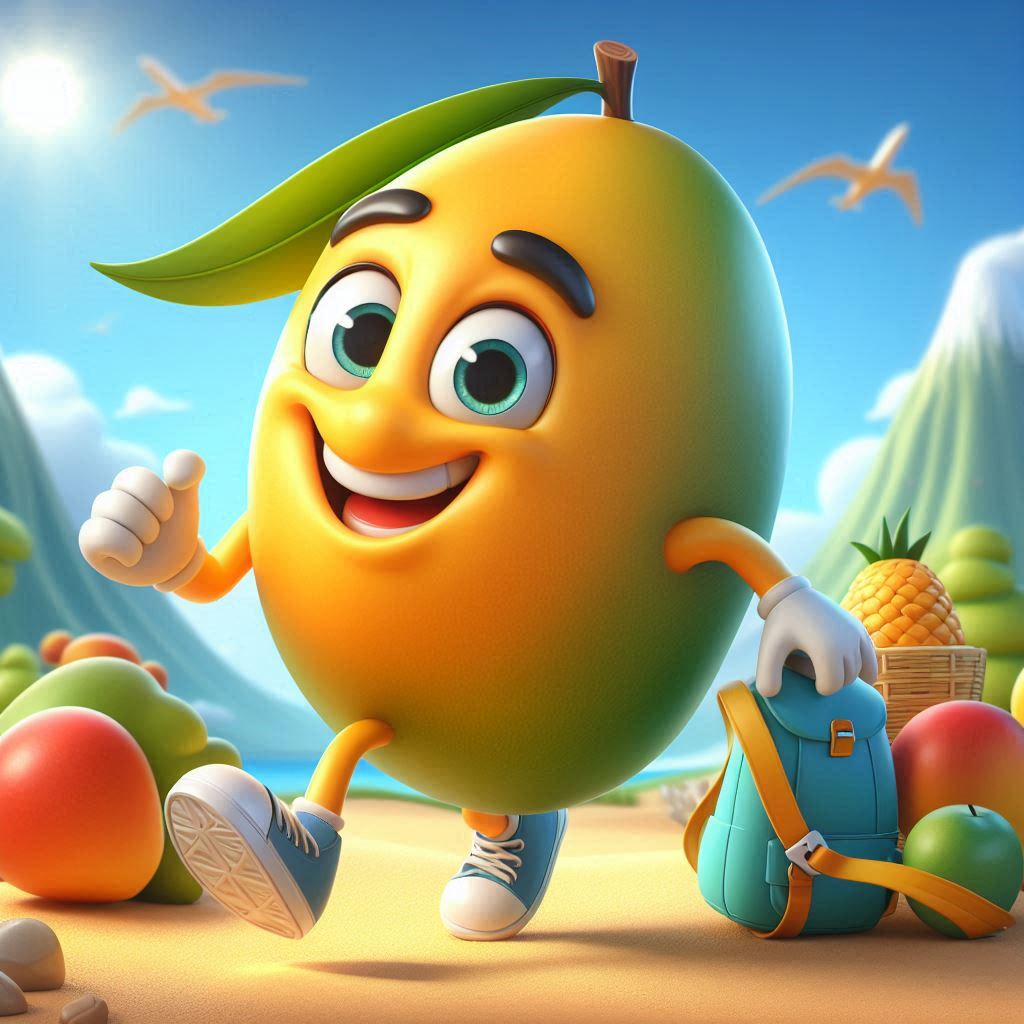 Cute mango puns for greeting cards